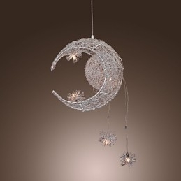 Lampada a sospensione Globe Mini in metallo galvanizzato argentato moderna