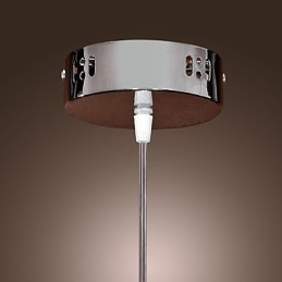 Lampada a sospensione Globe Mini in metallo galvanizzato argentato moderna