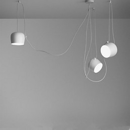 Lampada a sospensione in metallo dipinta moderna contemporanea mini