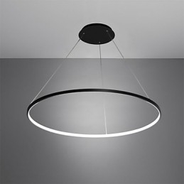 Lampada a sospensione LED dimmerabile ad anello moderna