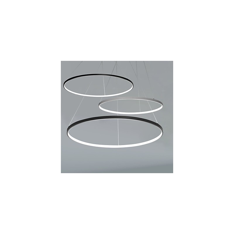 Lampada a sospensione LED dimmerabile ad anello moderna