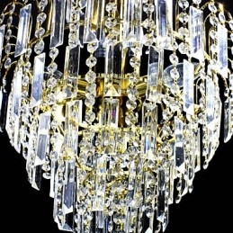 Lampadario a corona in cristallo 6 luci stile europeo