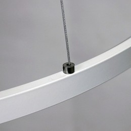 Lampada a sospensione LED dimmerabile ad anello moderna