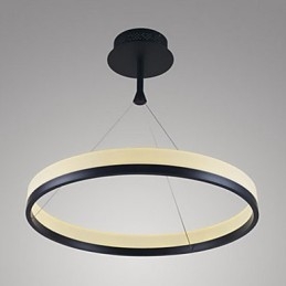 Lampada a sospensione lineare rotonda LED 36W in acrilico