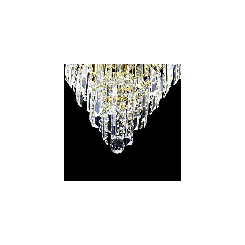 Lampadario a corona in cristallo 6 luci stile europeo
