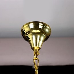 Lampadario a corona in cristallo 6 luci stile europeo