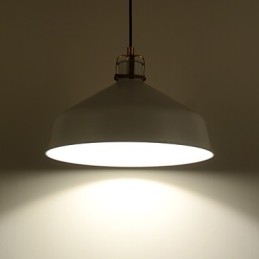 Lampada a sospensione moderna mini bianca con dettagli dorati