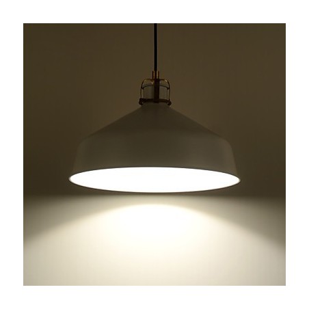 Lampada a sospensione moderna mini bianca con dettagli dorati