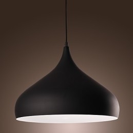 Lampada a sospensione retrò moderna con paralume a ciotola mini viola e nero