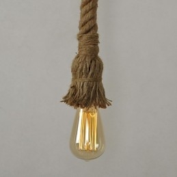 Lampada a sospensione mini retrò in metallo elettroplaccato giallo, 3 luci E26/E27