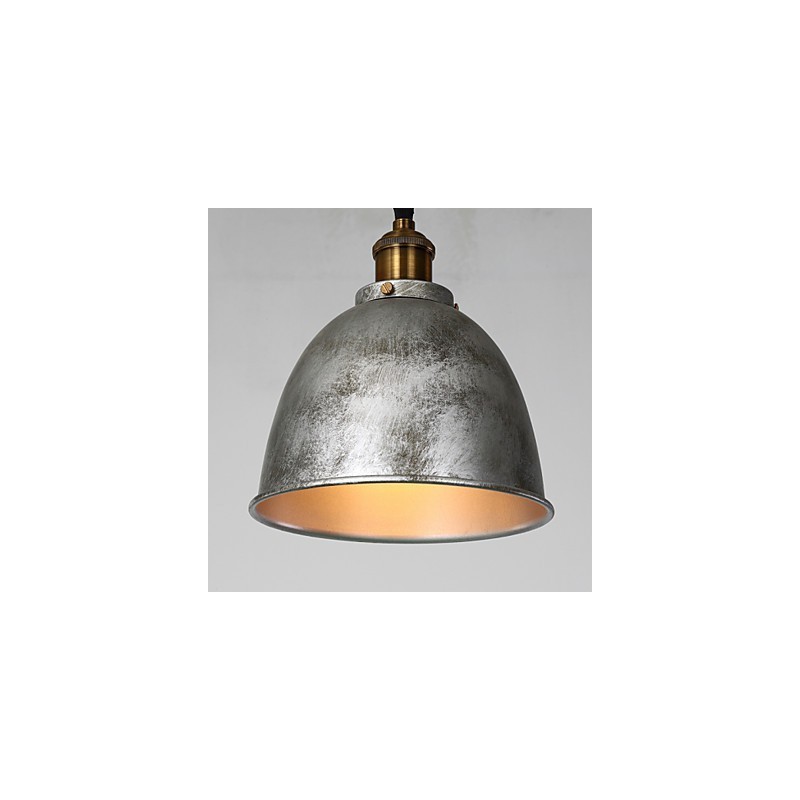 Lampada a sospensione American Loft Home Decor grigia in metallo