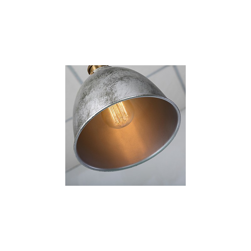 Lampada a sospensione American Loft Home Decor grigia in metallo