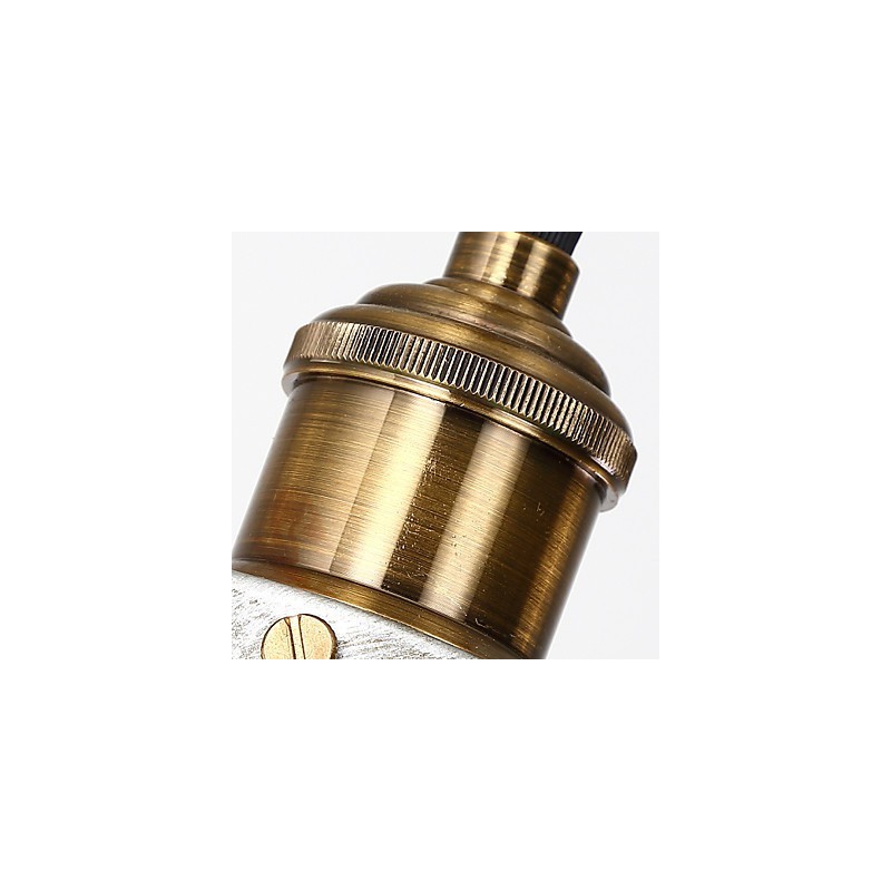 Lampada a sospensione American Loft Home Decor grigia in metallo