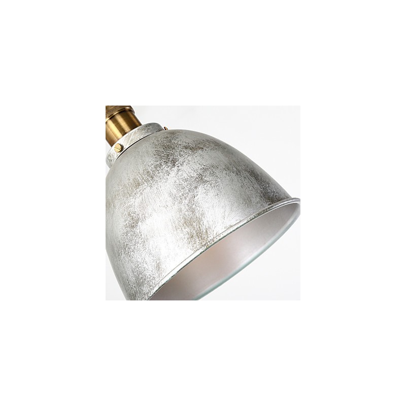 Lampada a sospensione American Loft Home Decor grigia in metallo