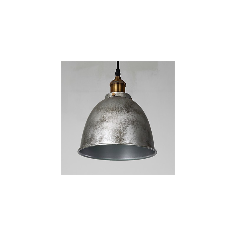 Lampada a sospensione American Loft Home Decor grigia in metallo
