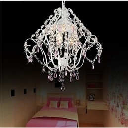 Lampada a sospensione in cristallo stile europeo da giardino