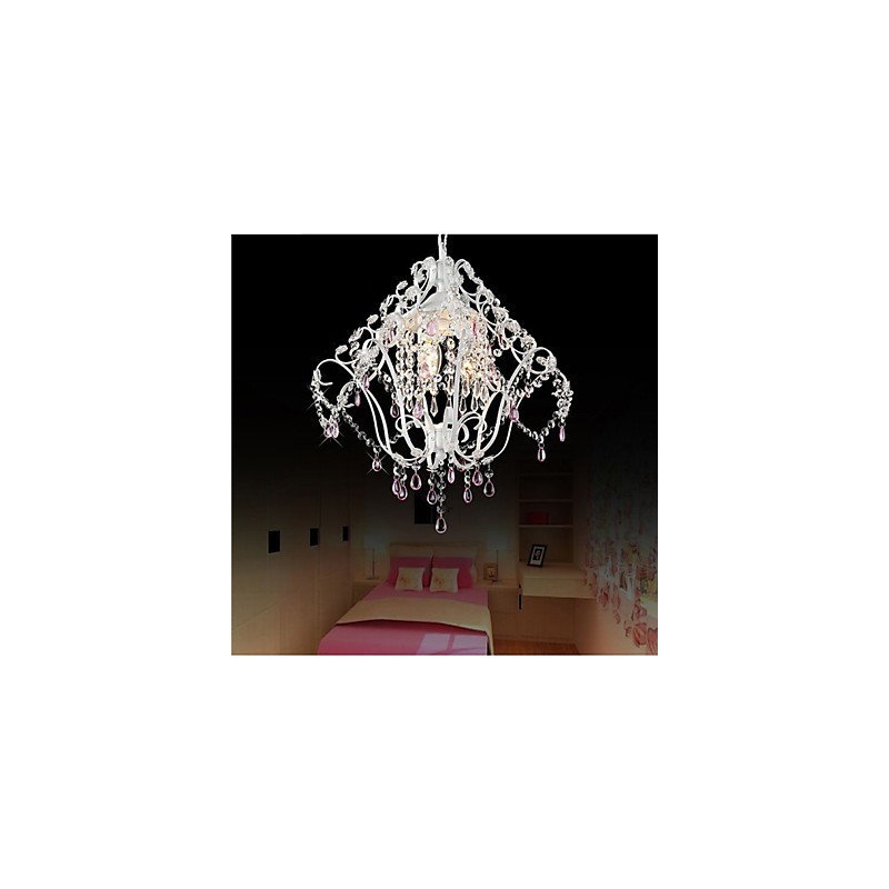 Lampada a sospensione in cristallo stile europeo da giardino