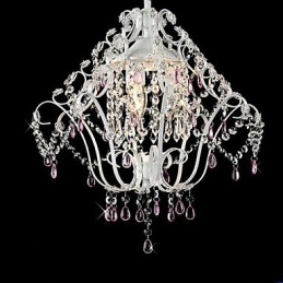 Lampada a sospensione in cristallo stile europeo da giardino