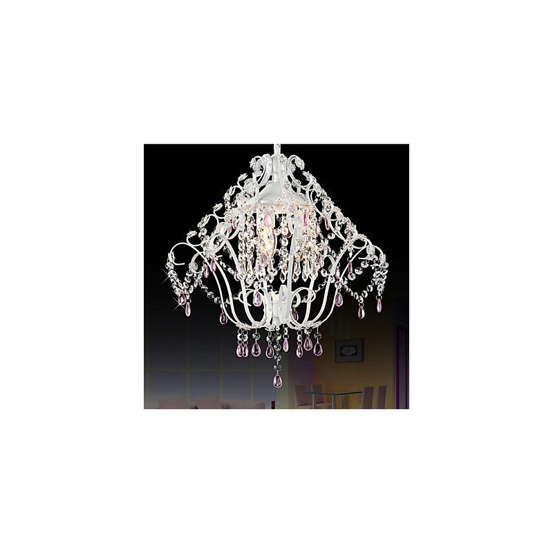 Lampada a sospensione in cristallo stile europeo da giardino