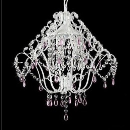Lampada a sospensione in cristallo stile europeo da giardino