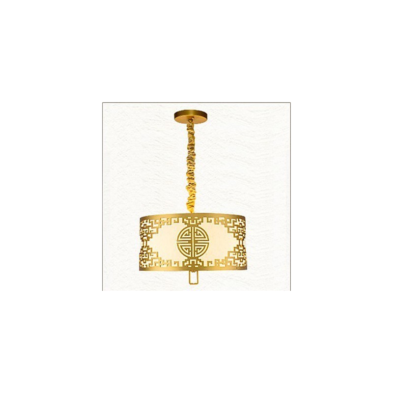 Lampada a sospensione cinese moderna dorata