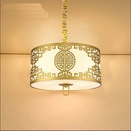 Lampada a sospensione cinese moderna dorata