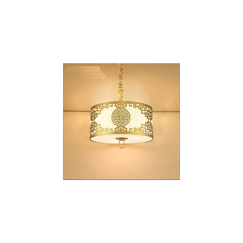 Lampada a sospensione cinese moderna dorata