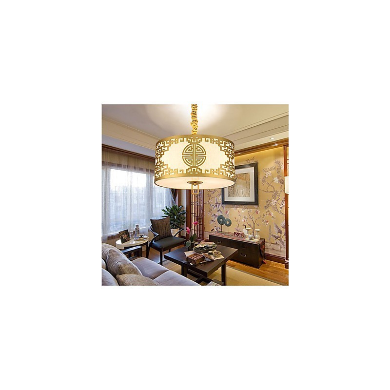 Lampada a sospensione cinese moderna dorata