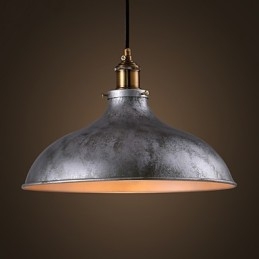 Lampada a sospensione in ferro stile vintage rustico multicolore 25 cm
