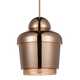 Lampada a sospensione moderna 1 luce in metallo nero bianco oro argento