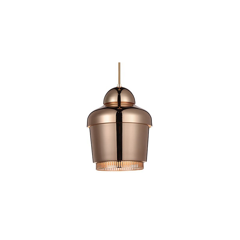Lampada a sospensione moderna 1 luce in metallo nero bianco oro argento