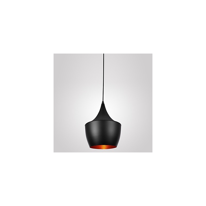 Lampada a sospensione mini retrò moderna nera in metallo