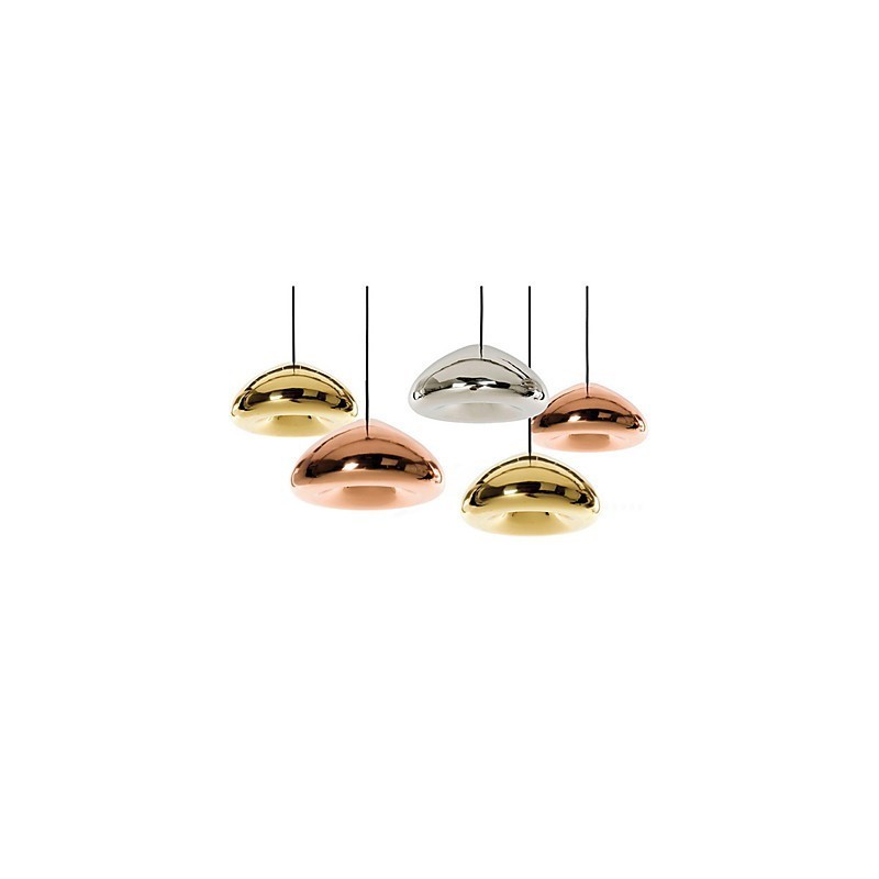 Lampada a sospensione moderna contemporanea in metallo e vetro con finitura dipinta