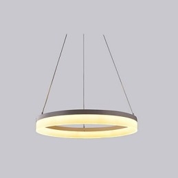 Lampadario a sospensione moderno Art Deco 1 anello 3 anelli 60 cm LED 36 W