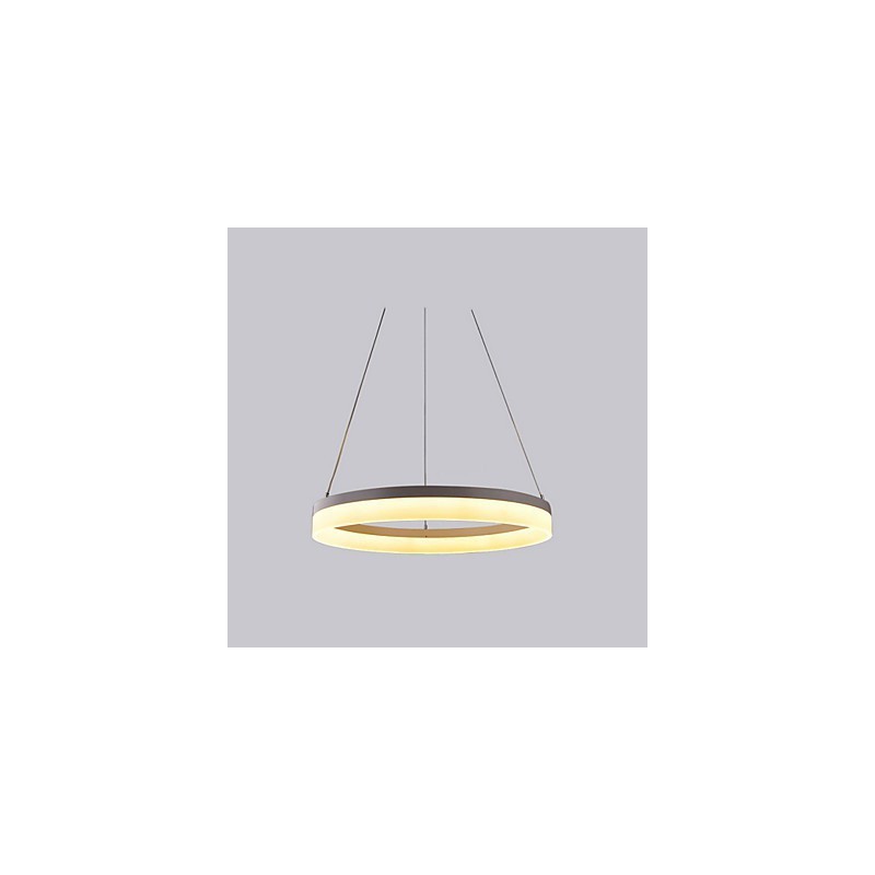 Lampadario a sospensione moderno Art Deco 1 anello 3 anelli 60 cm LED 36 W