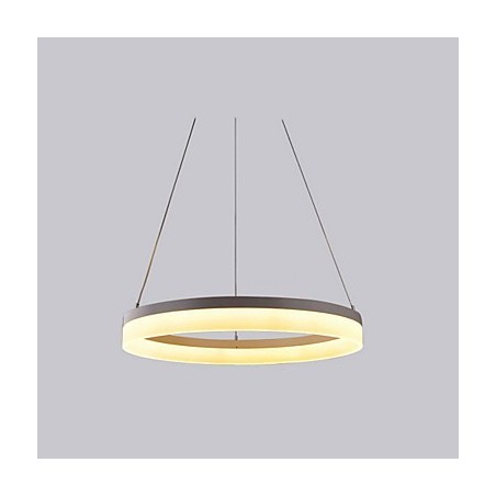 Lampadario a sospensione moderno Art Deco 1 anello 3 anelli 60 cm LED 36 W