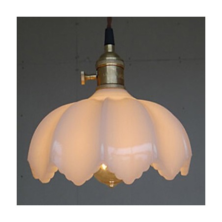 Lampada a sospensione mini a ciotola in plastica gialla