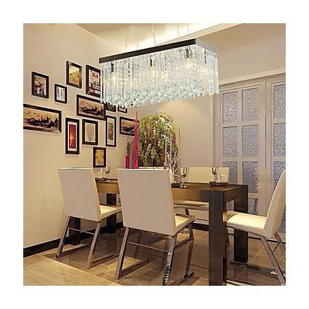 Lampadario moderno contemporaneo in cristallo