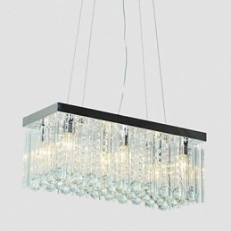 Lampadario moderno contemporaneo in cristallo