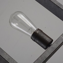 Lampada a sospensione rustica vintage retrò in metallo