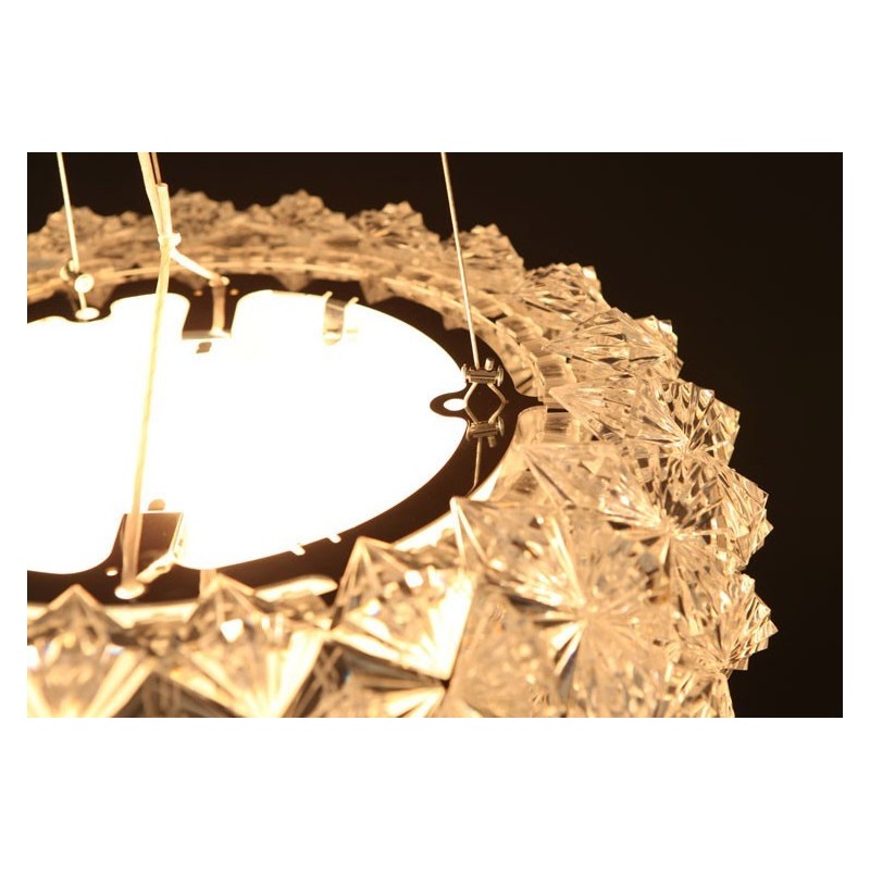 Lampadario a sospensione trasparente 3 luci E26/E27 50 cm