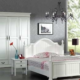 Lampadario classico tradizionale stile candela nero 8 luci E12/E14