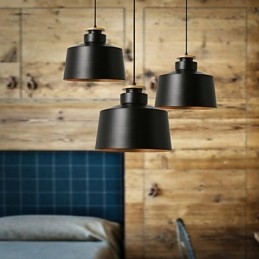 Lampada a sospensione moderna contemporanea in metallo