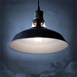 Lampadario a sospensione vintage in ferro battuto americano con finestra artistica