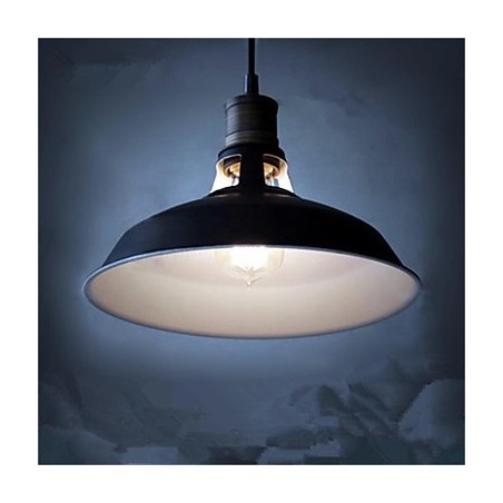 Lampadario a sospensione vintage in ferro battuto americano con finestra artistica