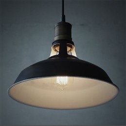 Lampadario a sospensione vintage in ferro battuto americano con finestra artistica