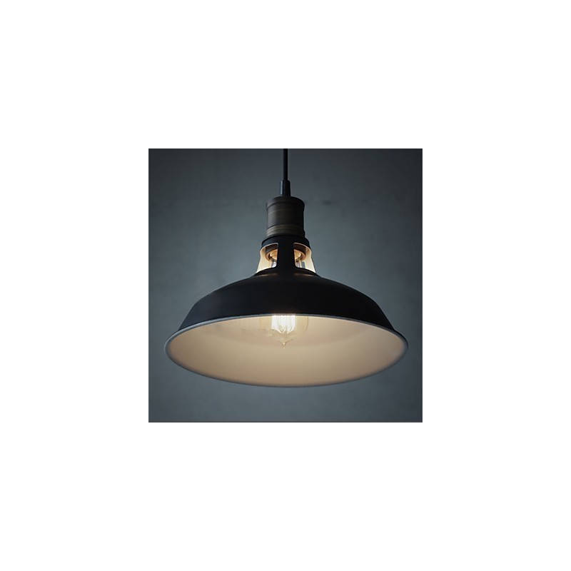 Lampadario a sospensione vintage in ferro battuto americano con finestra artistica