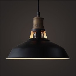 Lampadario a sospensione vintage in ferro battuto americano con finestra artistica