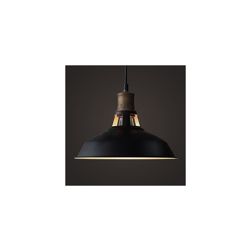 Lampadario a sospensione vintage in ferro battuto americano con finestra artistica