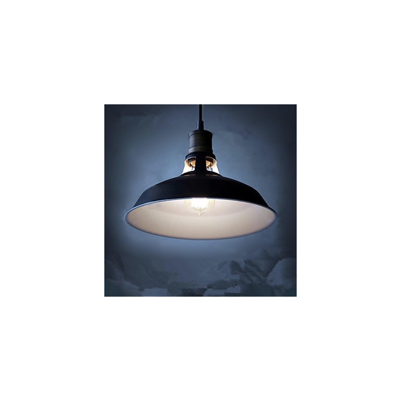 Lampadario a sospensione vintage in ferro battuto americano con finestra artistica